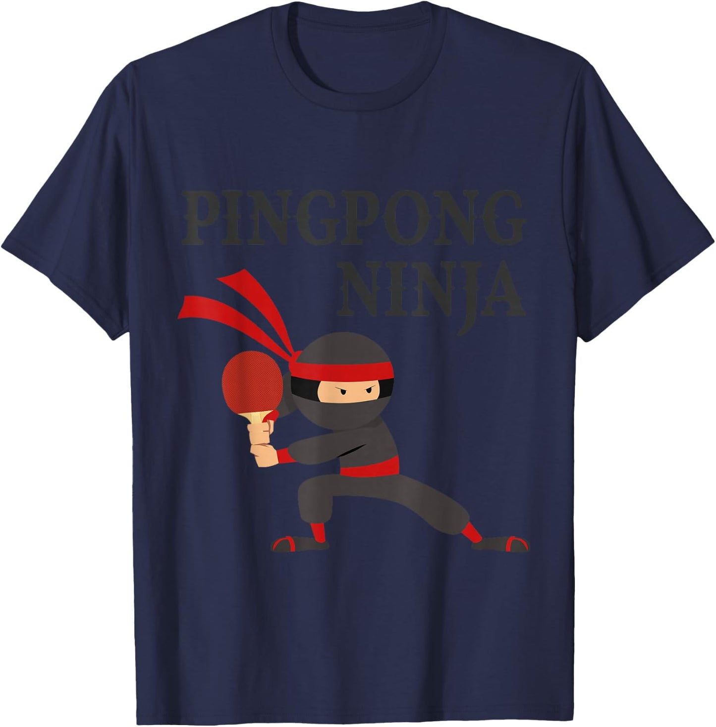 Ping Pong Ninja Funny table tennis Boys Gift T-Shirt - T-Shirt | Navy