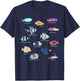 Coral Reefs Tropical Fishes In Reef Aquariums Fish Tank T-Shirt - T-Shirt | Navy