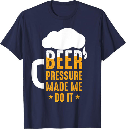Savvy Turtle Beer Pressure made me do it T-Shirt - T-Shirt | Navy