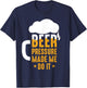Savvy Turtle Beer Pressure made me do it T-Shirt - T-Shirt | Navy