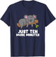 Koala Just Ten More Minutes Snooze Alarm Clock Sleep Pyjamas T-Shirt - T-Shirt | Navy