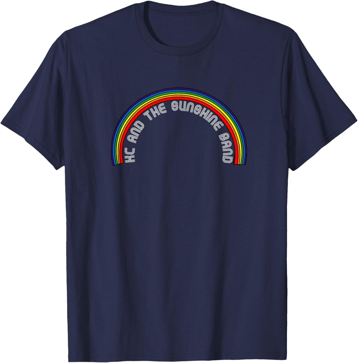KC and The Sunshine Rainbow T-Shirt - T-Shirt | Navy