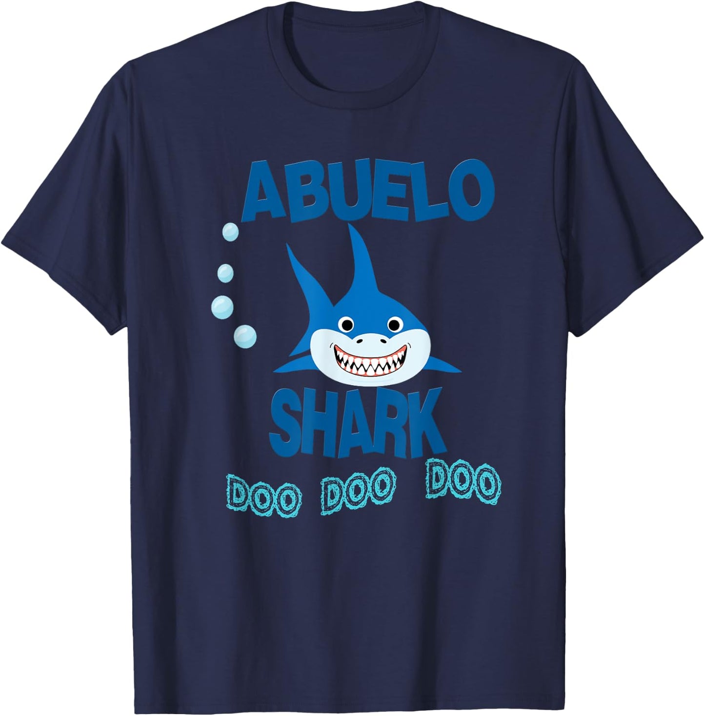 Abuelo Shark Gift Grandpa - Camisa de Regalo Abuelo T-Shirt - T-Shirt | Navy