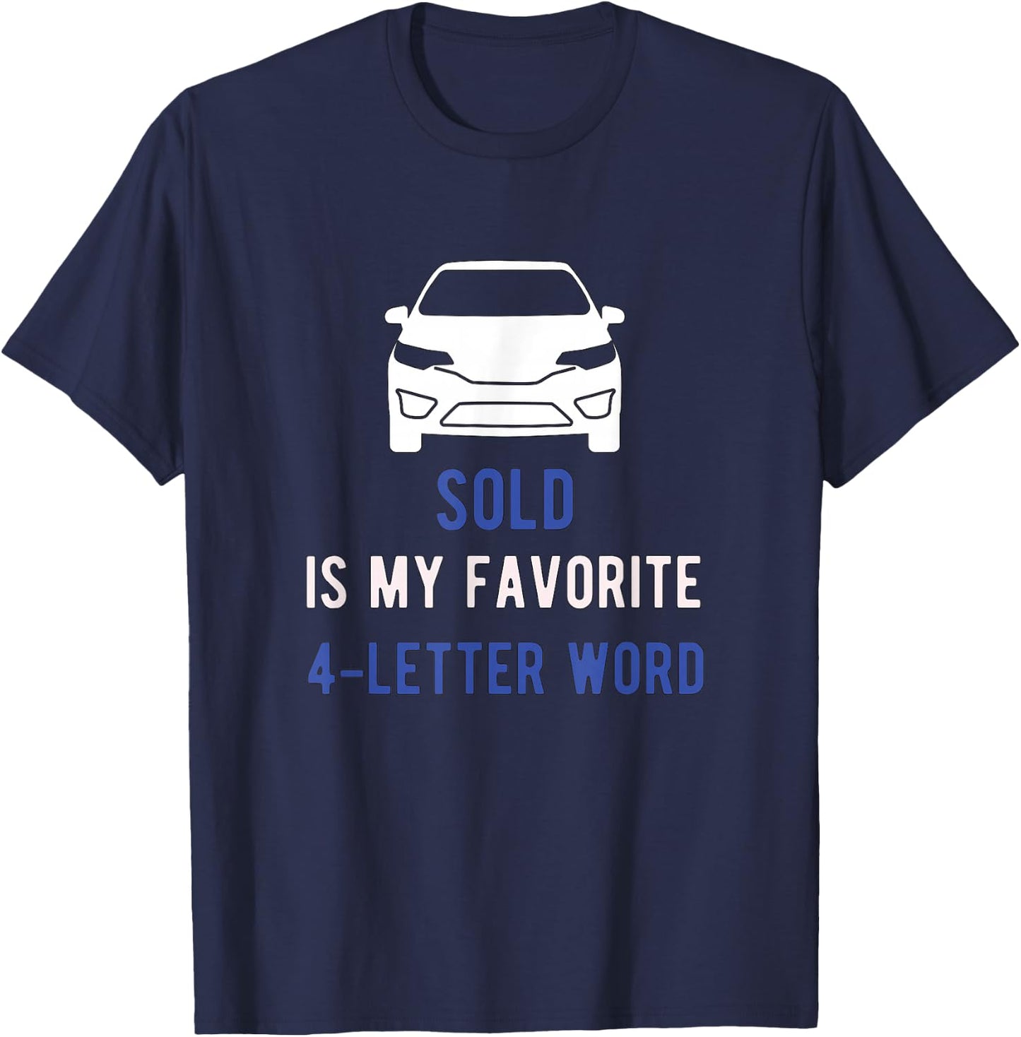 Auto Seller for Car Salesman T-Shirt - T-Shirt | Navy