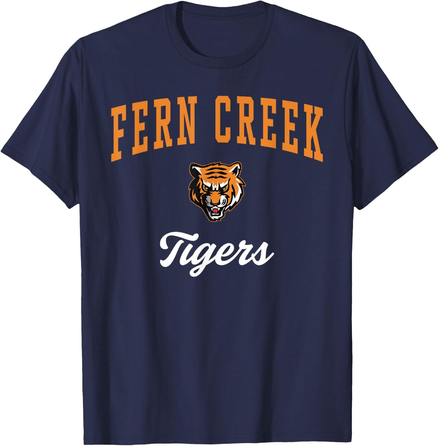 Fern Creek High School Tigers T-Shirt - T-Shirt | Navy