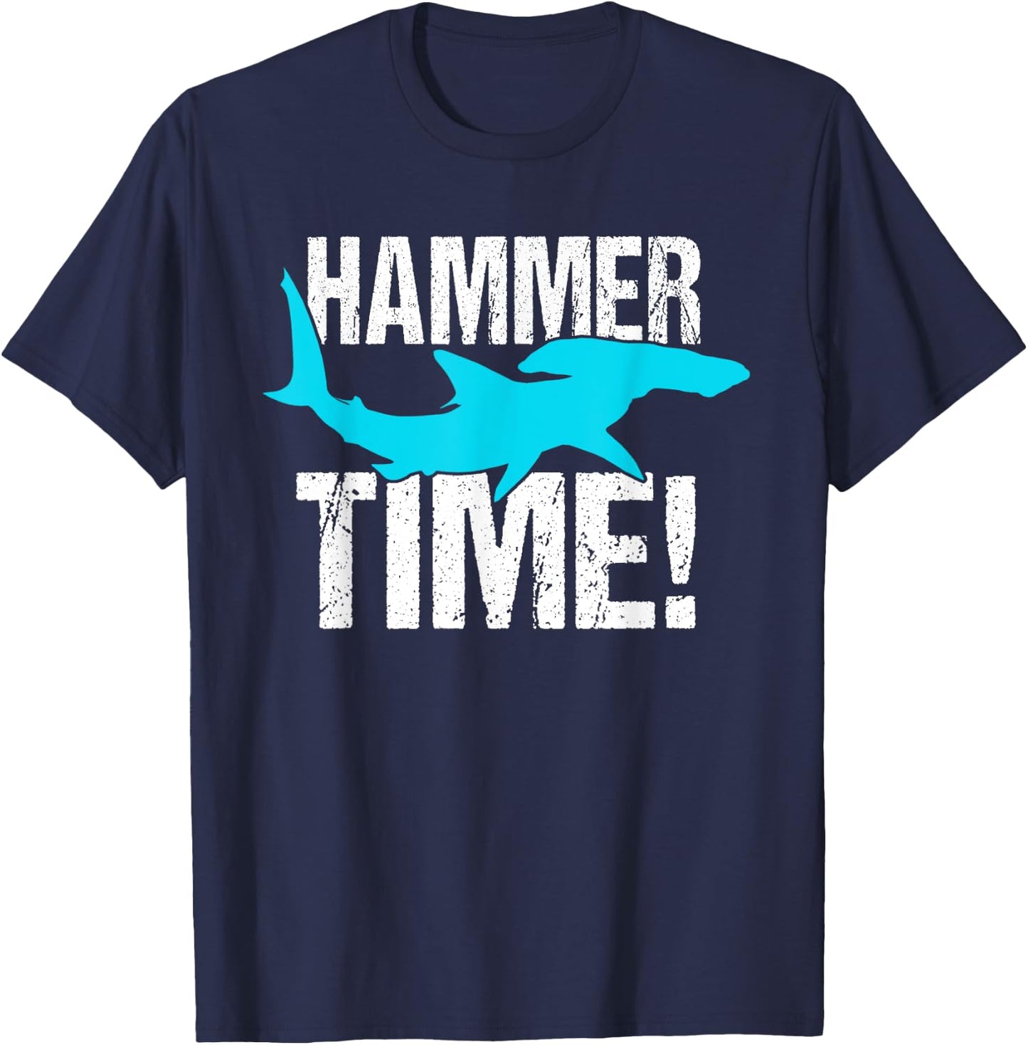 Funny hammer shark Gift divers T-Shirt - T-Shirt | Navy