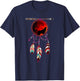 Native American Timber Wolf Dream Catcher Indian Tribal Gift T-Shirt - T-Shirt | Navy