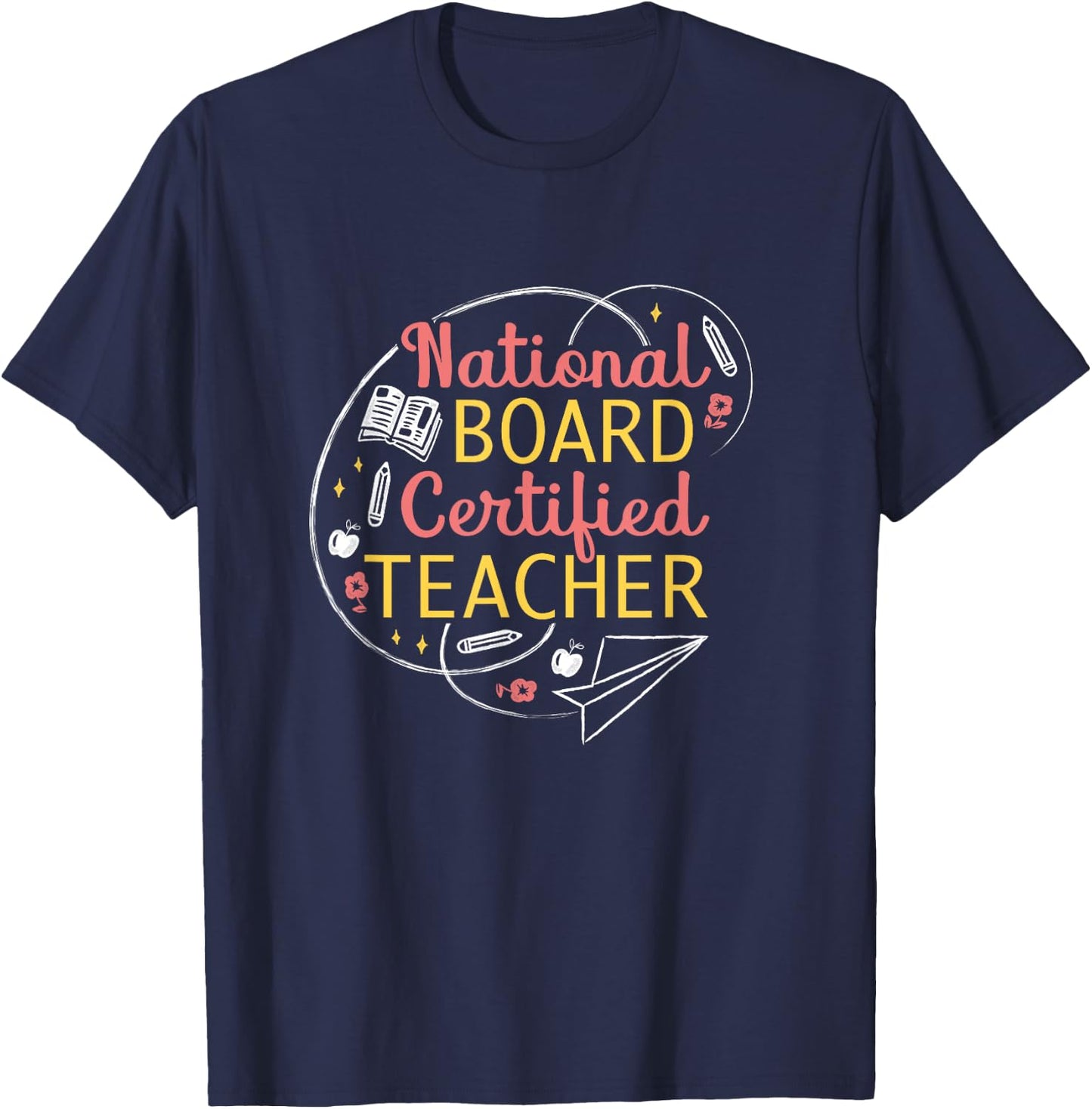 National Board Certified Teacher School Master T-Shirt - T-Shirt | Navy