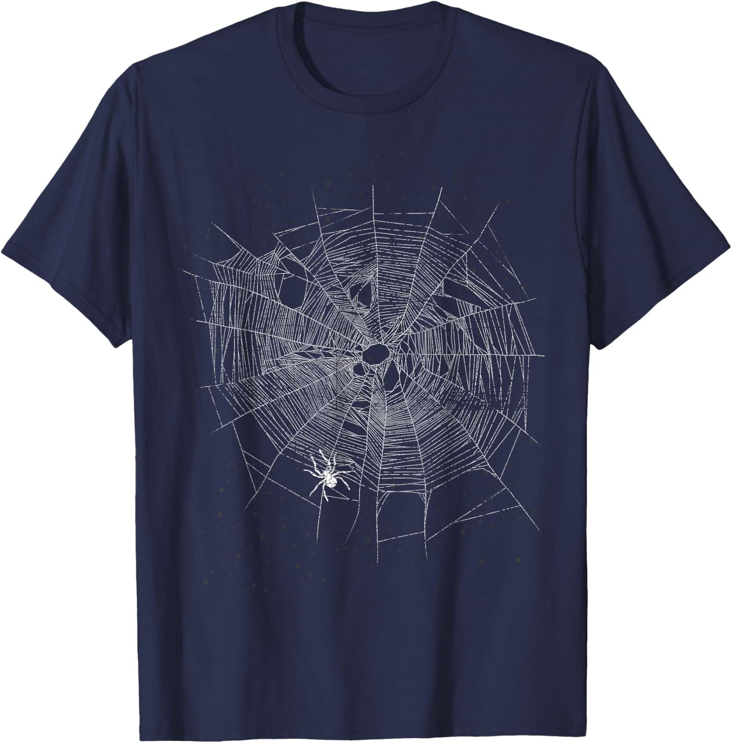 Spider Web Cobweb Arachnology Spider T-Shirt - T-Shirt | Navy