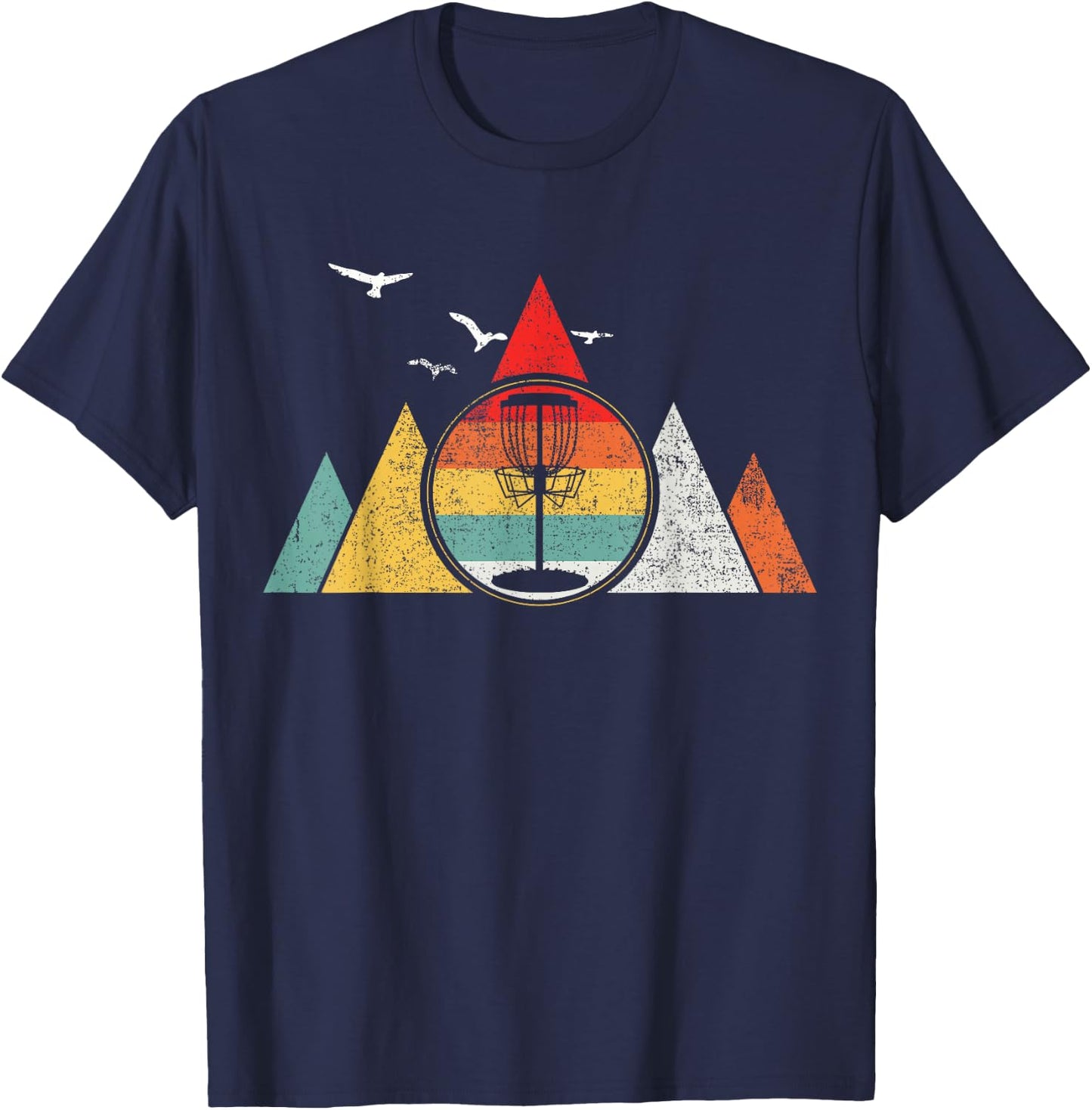 Discgolf Disc Golf Vintage T-Shirt - T-Shirt | Navy