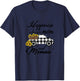 Sunflower Grandma Shirt Happiness is being a Mom and Memaw T-Shirt - T-Shirt | Navy