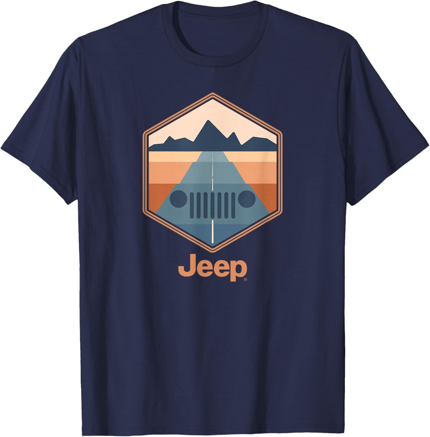 Jeep Grille Horizon T-Shirt - T-Shirt | Navy