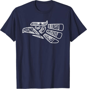 Hecho En Mexico Aztec Calendar Mexican Eagle T-Shirt - T-Shirt | Navy