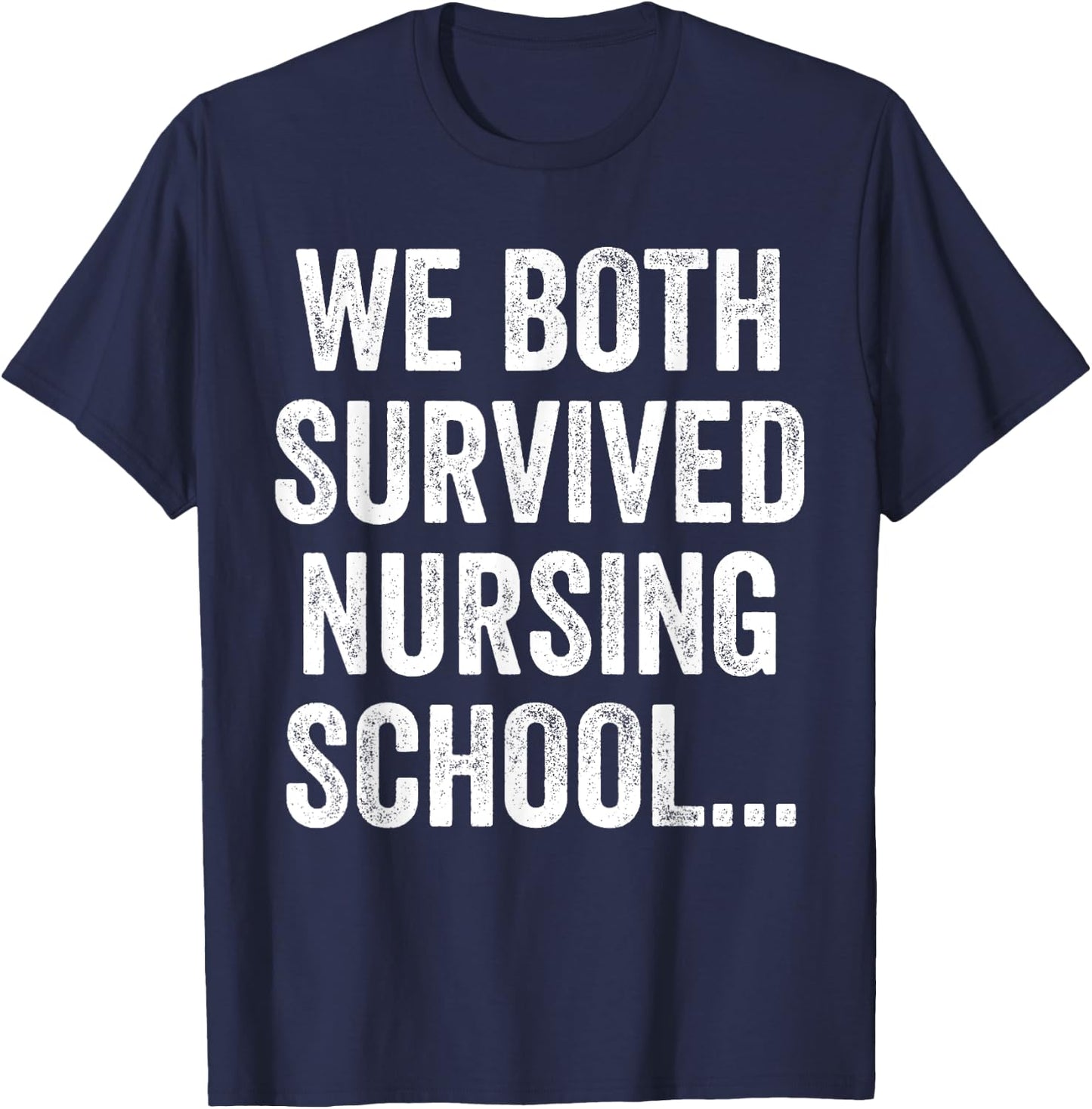 Funny Boyfriend Husband Nursing Student Nurse School Couple T-Shirt - T-Shirt | Navy