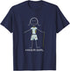 Funny Hiking Hiker Girl Hiking T-Shirt - T-Shirt | Navy