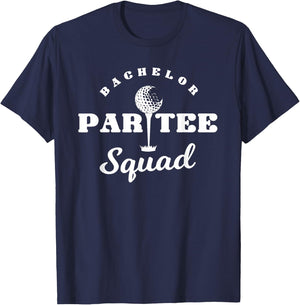Bachelor Par- Squad Funny Golf Bachelor Party Pun Gift T-Shirt - T-Shirt | Navy