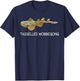 Tasselled Wobbegong Shark Lover T-Shirt - T-Shirt | Navy