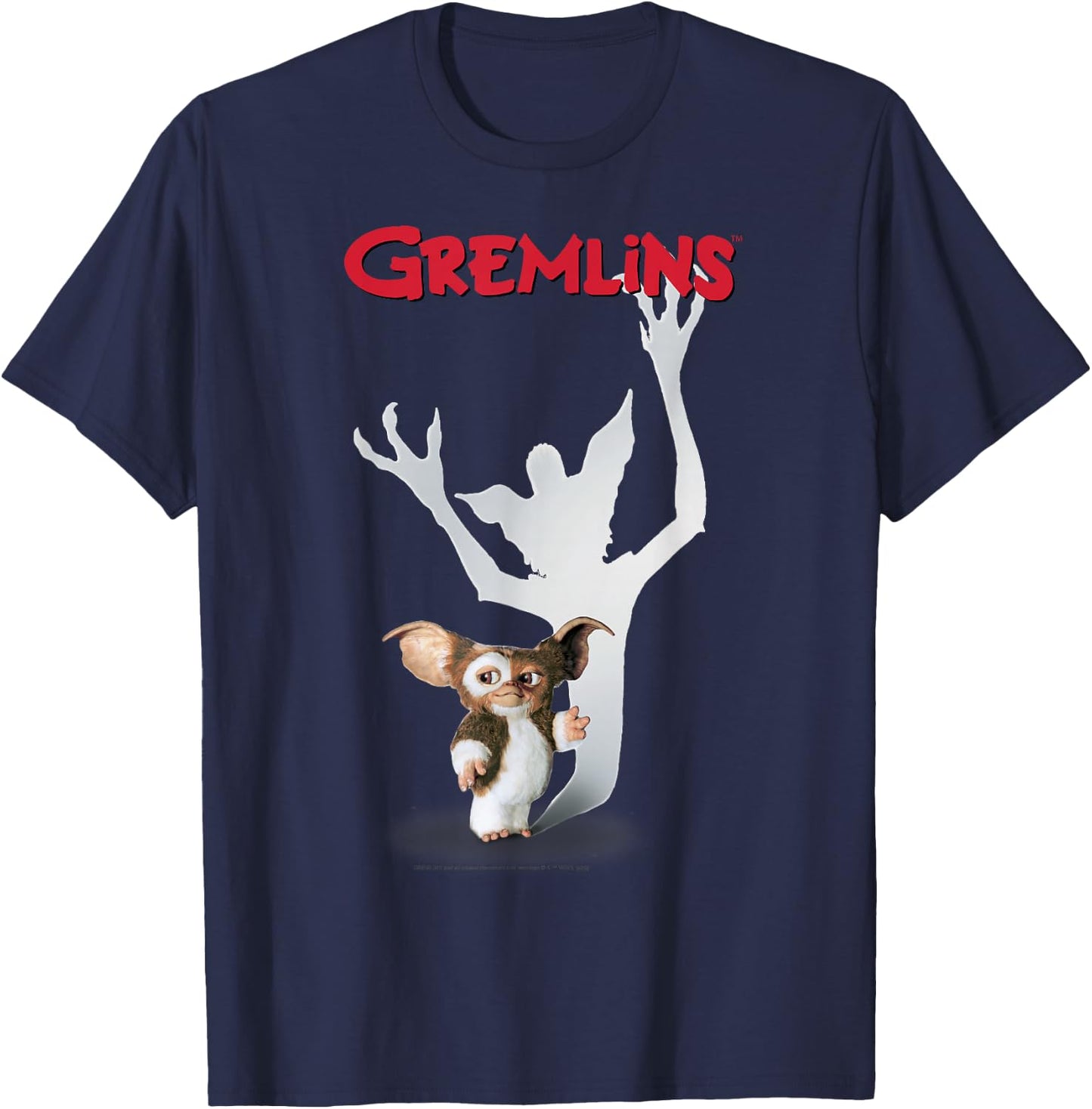 Gremlins Gizmo Classic Poster T-Shirt - T-Shirt | Navy
