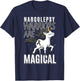 Narcolepsy Warrior Narcoleptic Unicorn Neurological Gift T-Shirt - T-Shirt | Navy