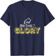 Faith Essentials To God be the Glory Christian - Black, -Adults, Small, Short Sleeve, Modern, Letter Print, Christmas T-Shirt - T-Shirt | Navy