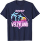 Retro Velzyland Hawaii T-Shirt - T-Shirt | Navy