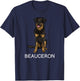 Beauceron Crazy Dog Lover T-Shirt - T-Shirt | Navy