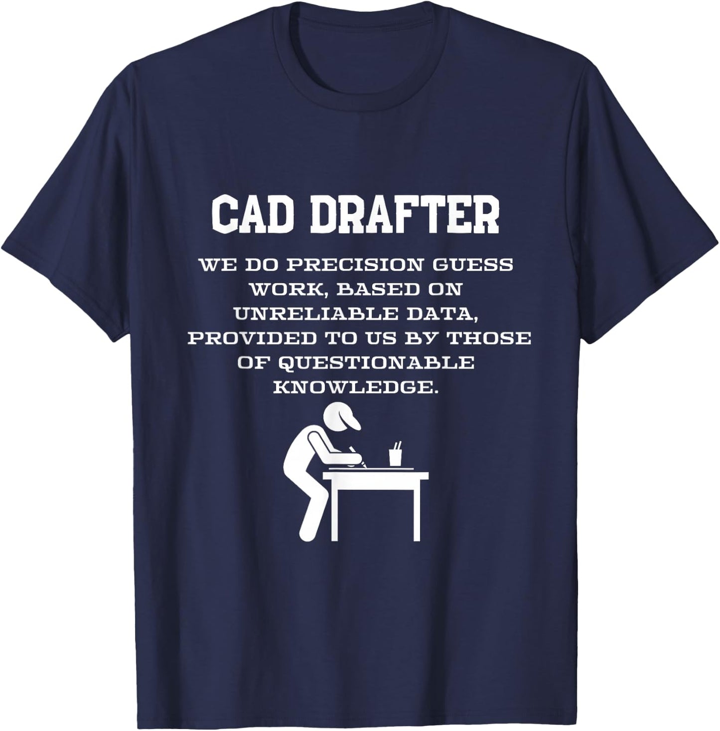 CAD Drafter design T-Shirt - T-Shirt | Navy
