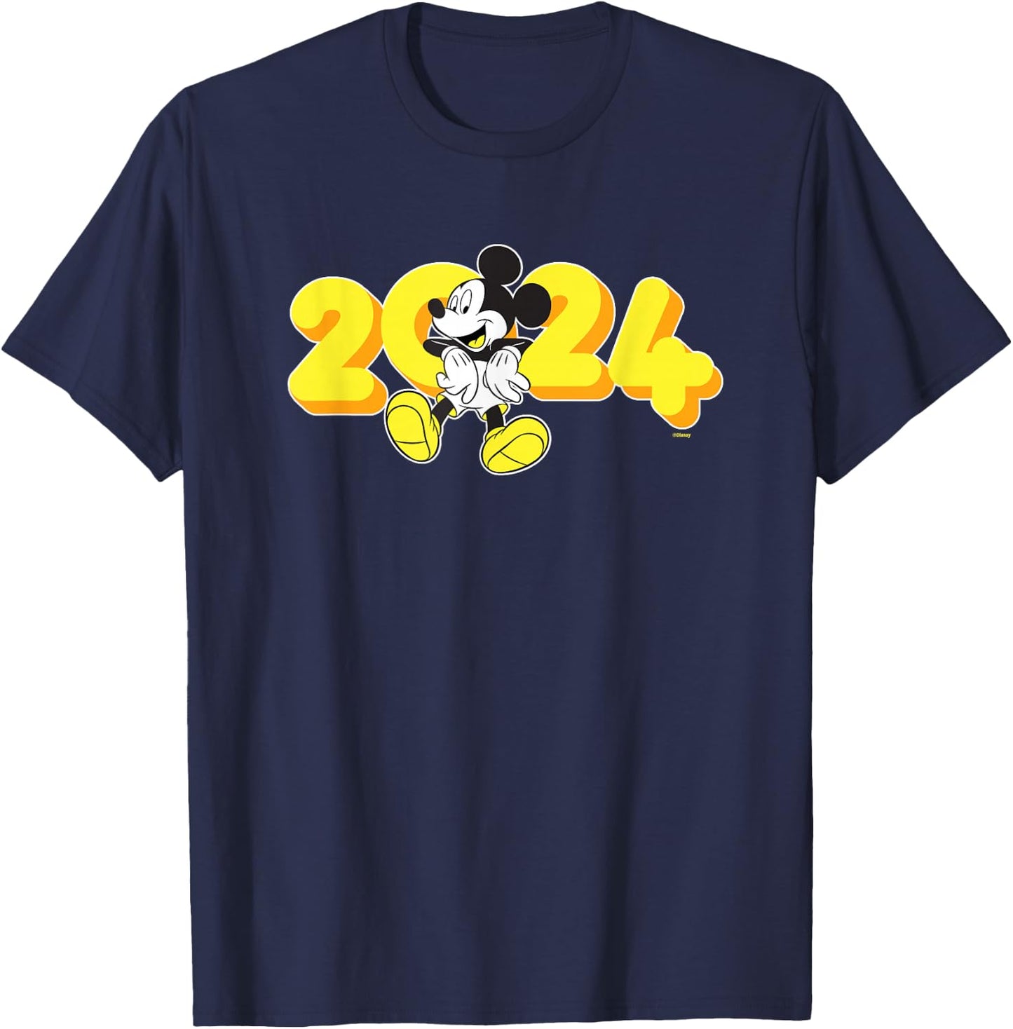 Disney Mickey Mouse Class of 2024 Graduation '24 Hangin' Out T-Shirt - T-Shirt | Navy