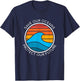 Ocean Conservation Quote Save Planet Future Water Earth Day T-Shirt - T-Shirt | Navy