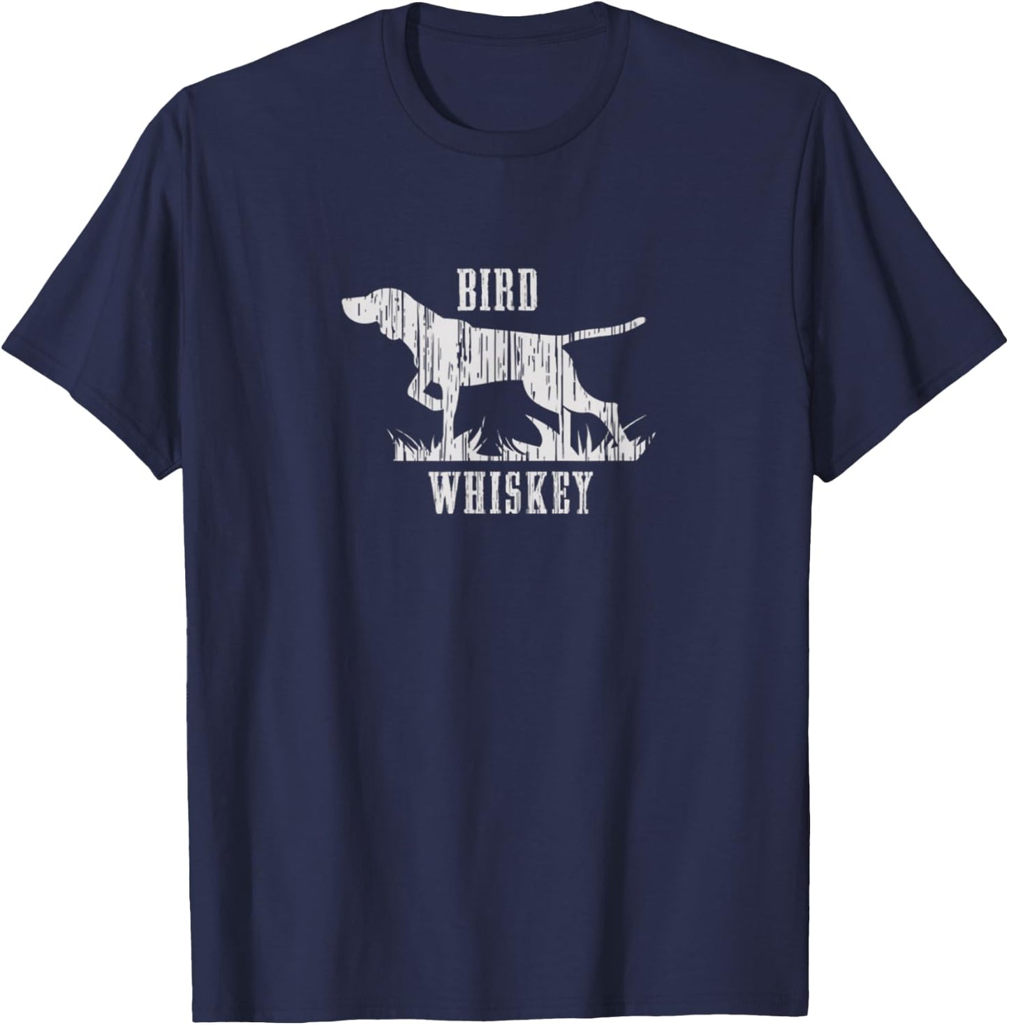 Bird Whiskey Dog T-Shirt - T-Shirt | Navy