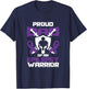 Father of Epilepsy Warrior Seizure Disorder Awareness T-Shirt - T-Shirt | Navy