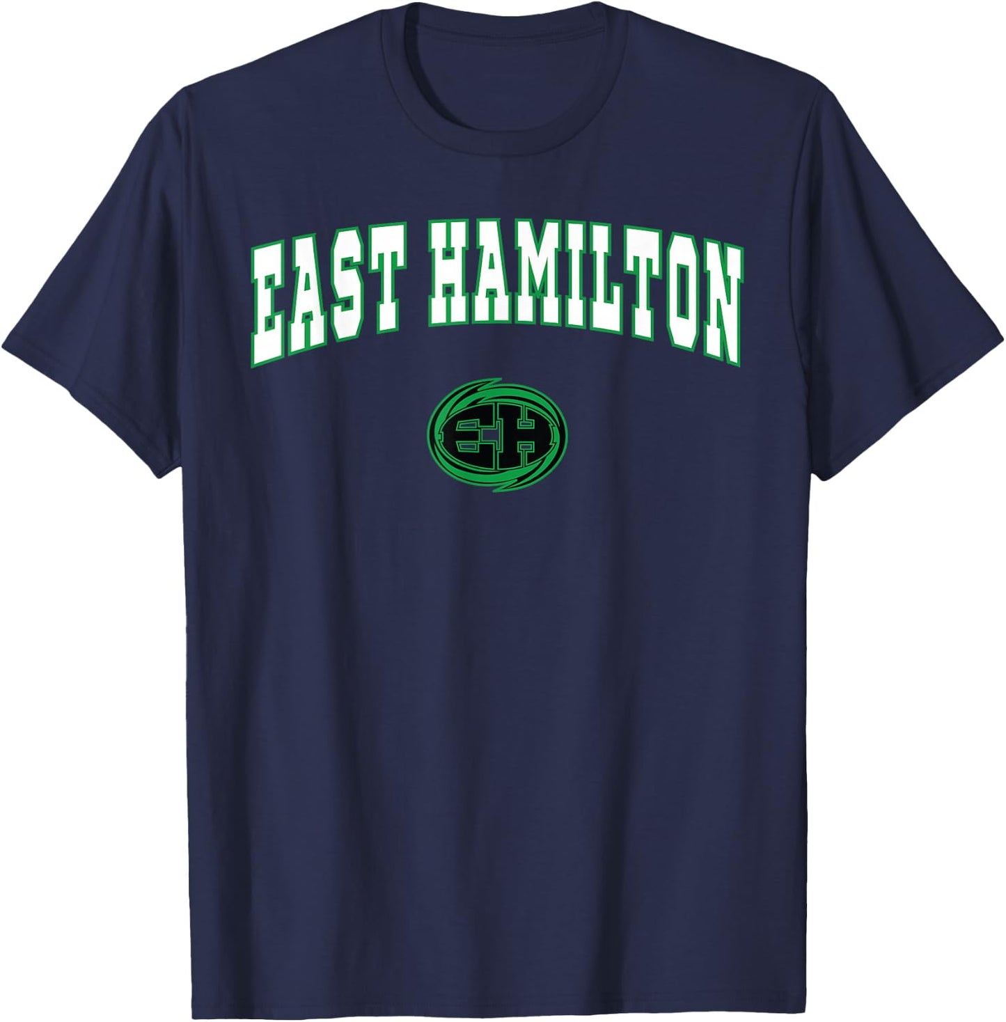 East Hamilton High School Hurricanes T-Shirt - T-Shirt | Navy
