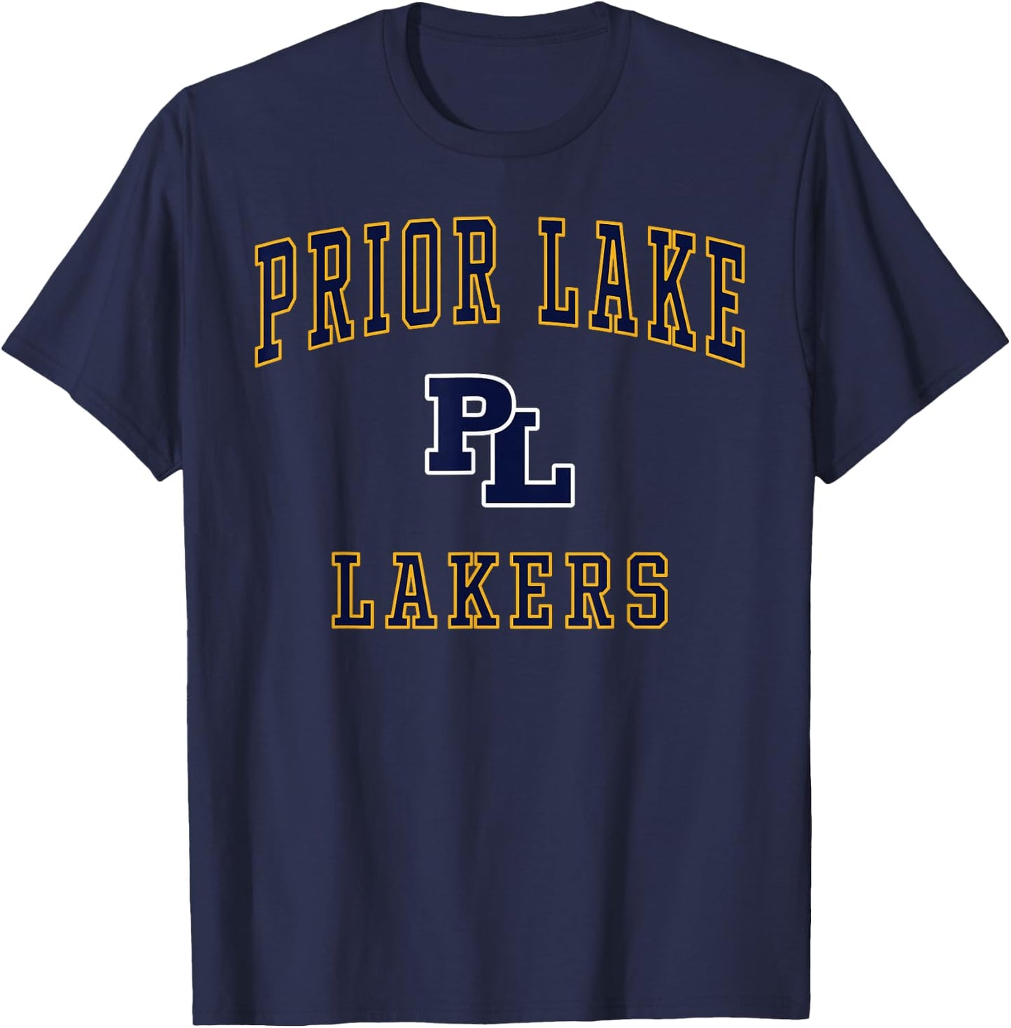 Prior Lake High School Lakers T-Shirt - T-Shirt | Navy