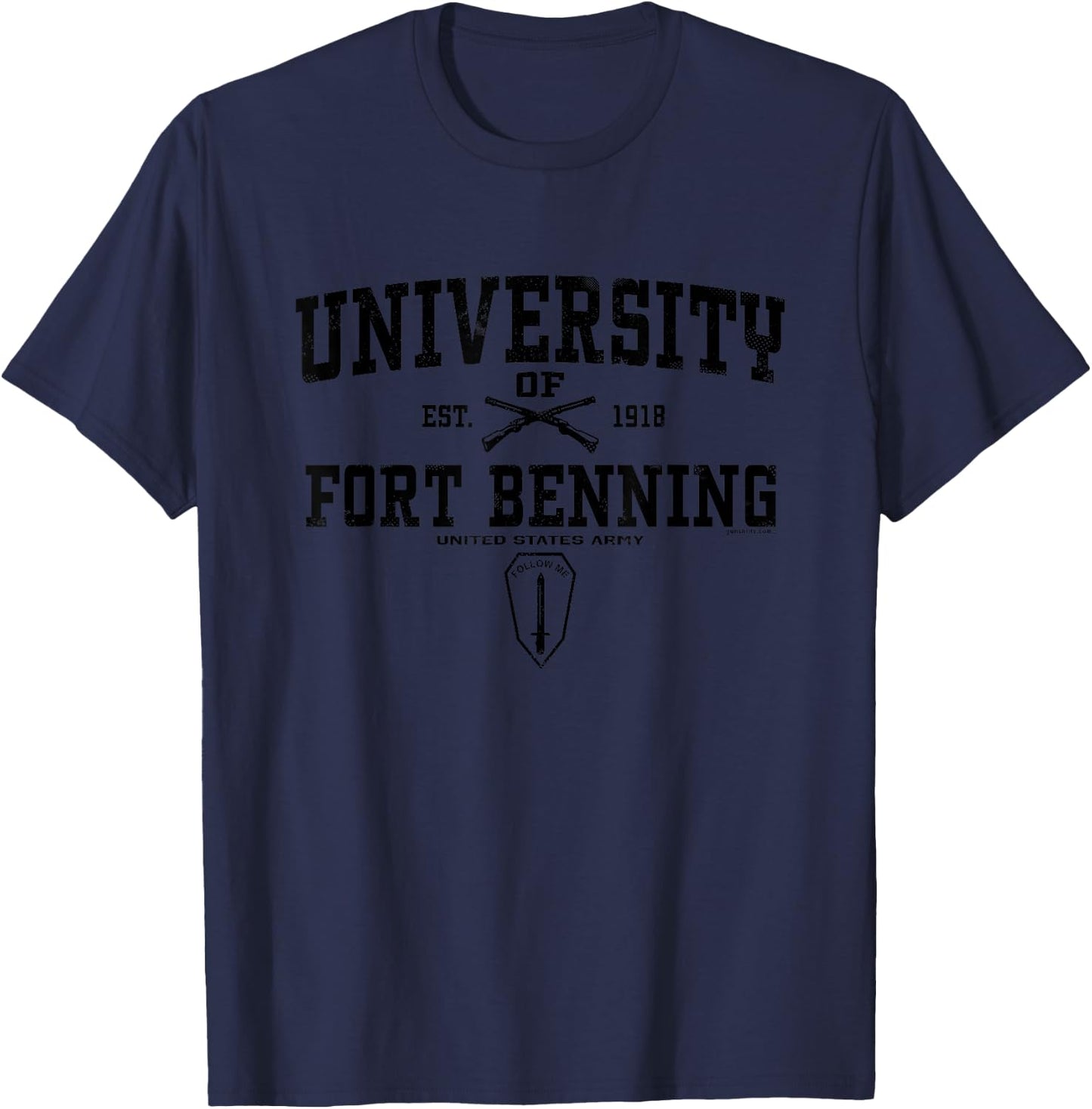 University of Fort Benning - Army Infantry Home T-Shirt - T-Shirt | Navy