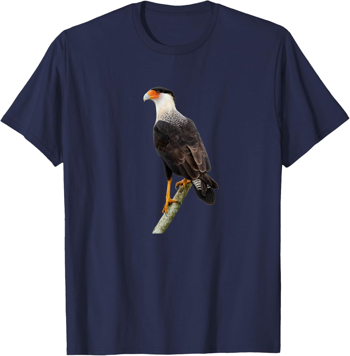 Caracara Shirt Crested Caracaras Bird T-Shirt - T-Shirt | Navy
