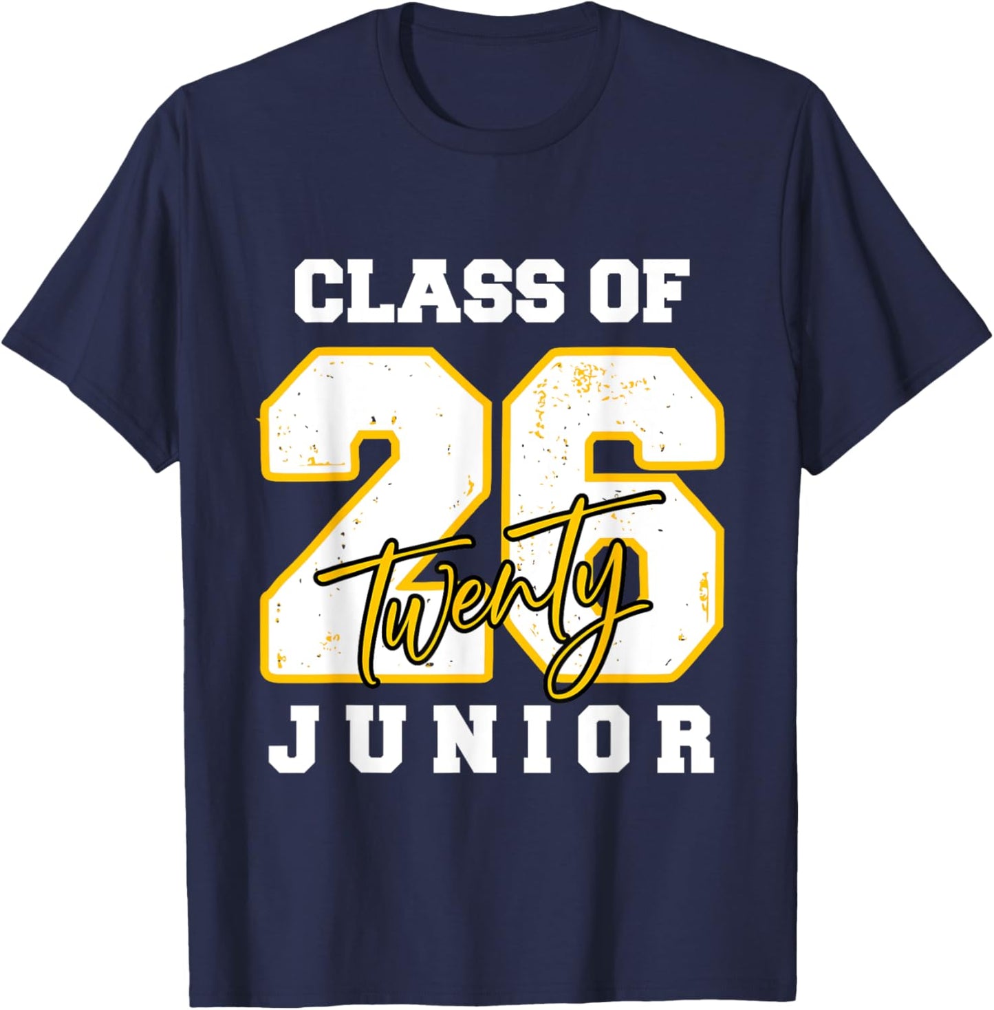 Class of 2026 Junior High School Back To School 11th Grade T-Shirt - T-Shirt | Navy
