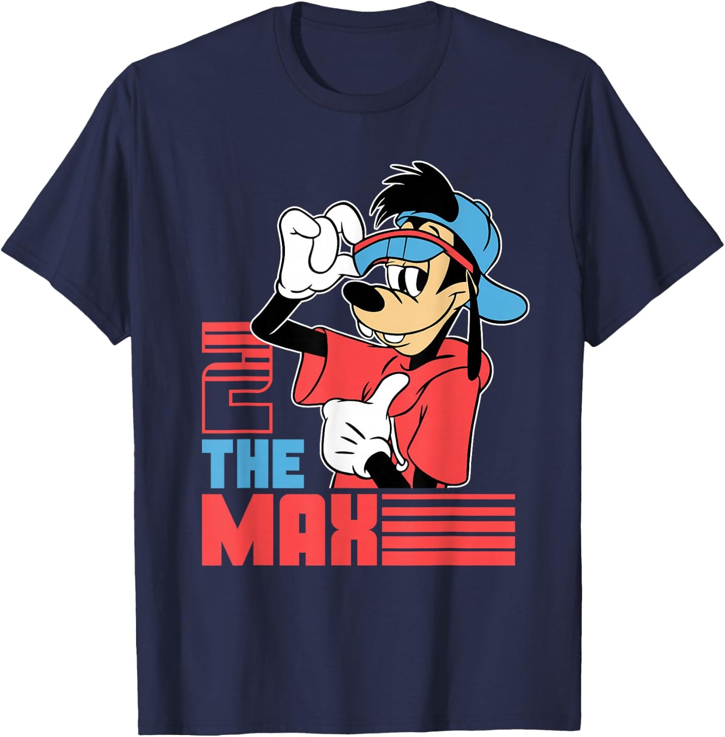 Disney A Goofy Movie 2 The Max 90s T-Shirt - T-Shirt | Navy