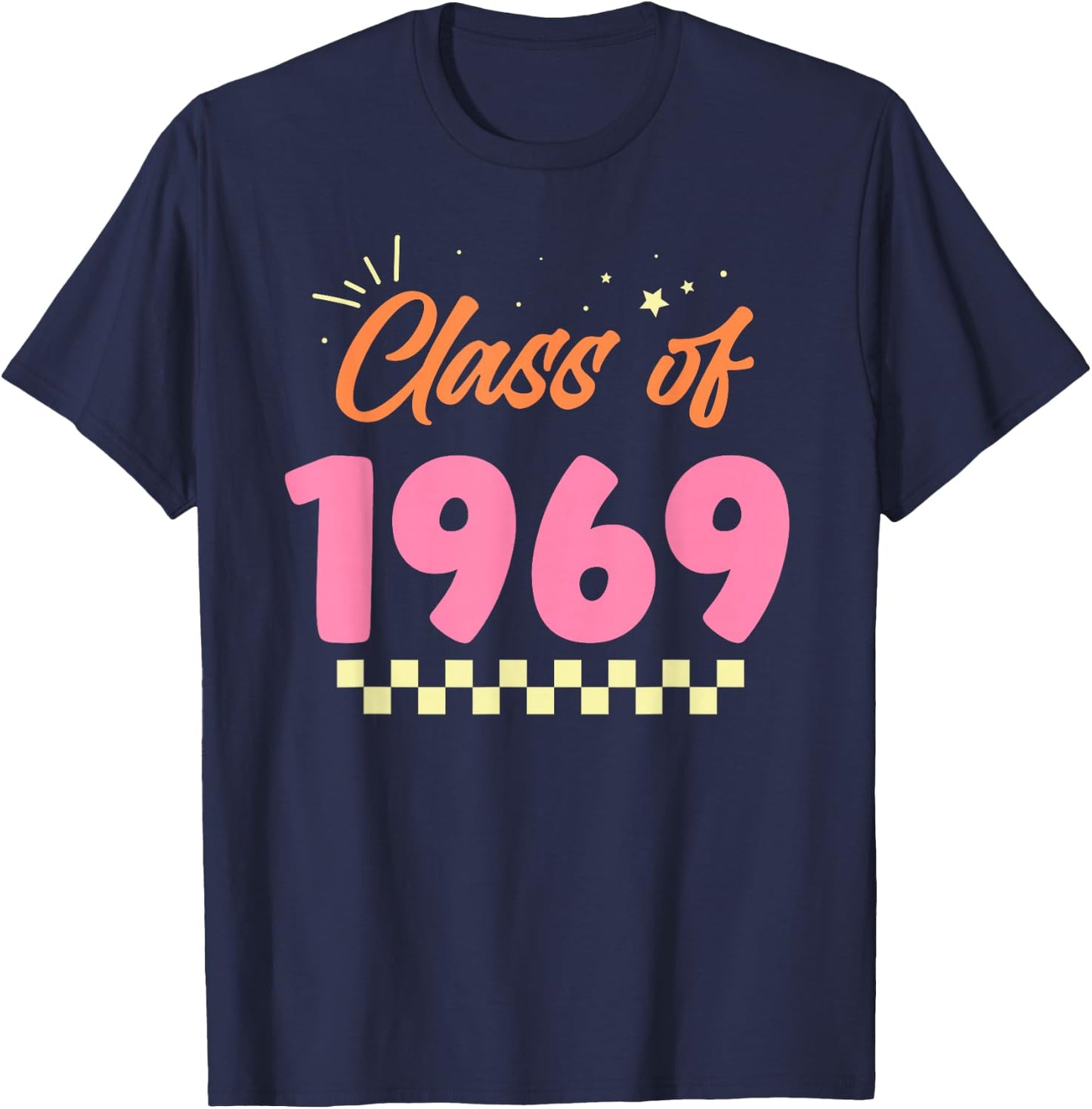 Class Of 1969 Meetup School Graduation Reunion T-Shirt - T-Shirt | Navy