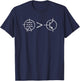 Vacuum Tube Better Than Transistors, Audiophile, HiFi, Music T-Shirt - T-Shirt | Navy