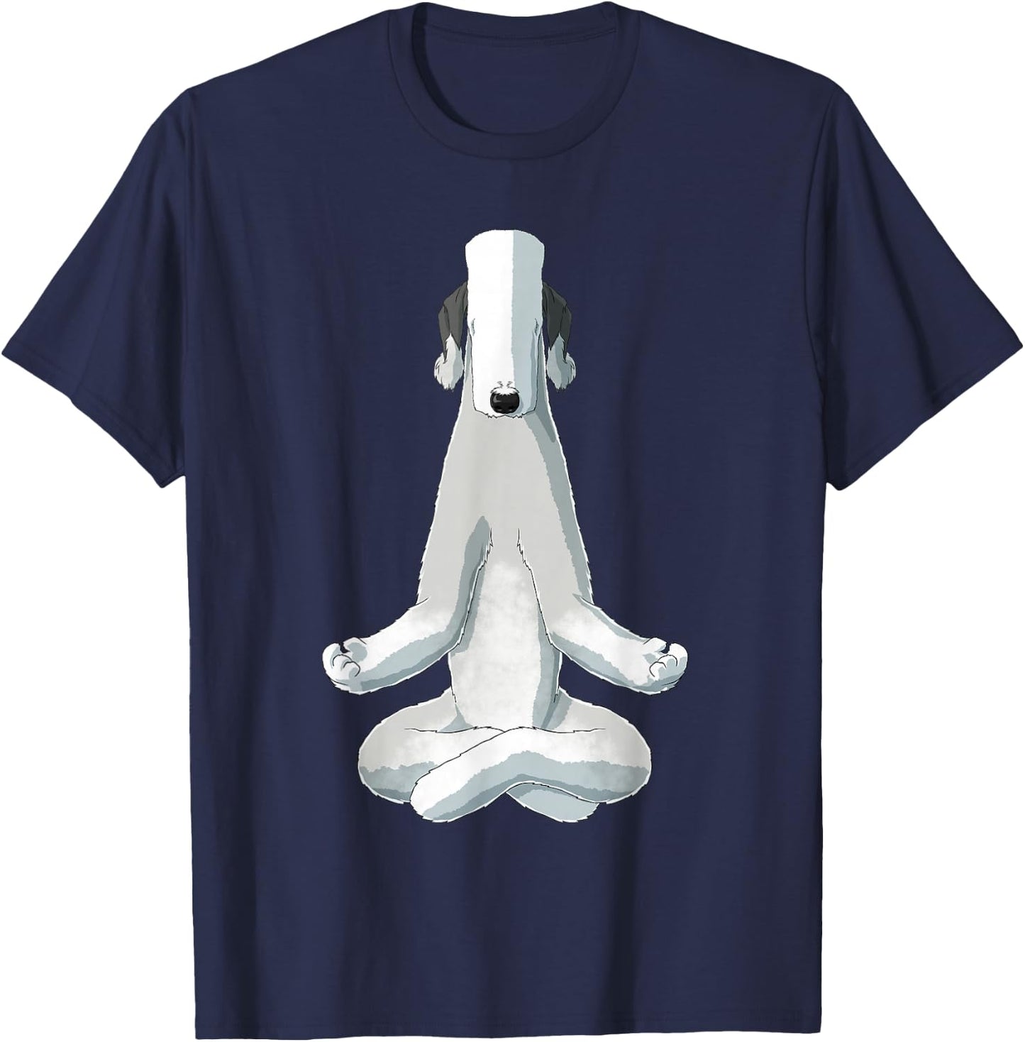 Funny Dog Bedlington Terrier T-Shirt - T-Shirt | Navy