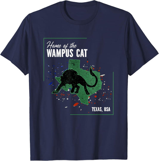 Texas - Cryptids Home of the Wampus Cat Women Kids T-Shirt - T-Shirt | Navy