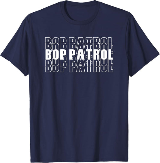 Funny Bop Patrol T-Shirt - T-Shirt | Navy