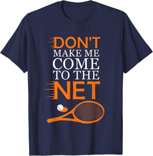 Funny Tennis Player Racket Ball Game Gag Gift Men Women Kids T-Shirt - T-Shirt | Navy