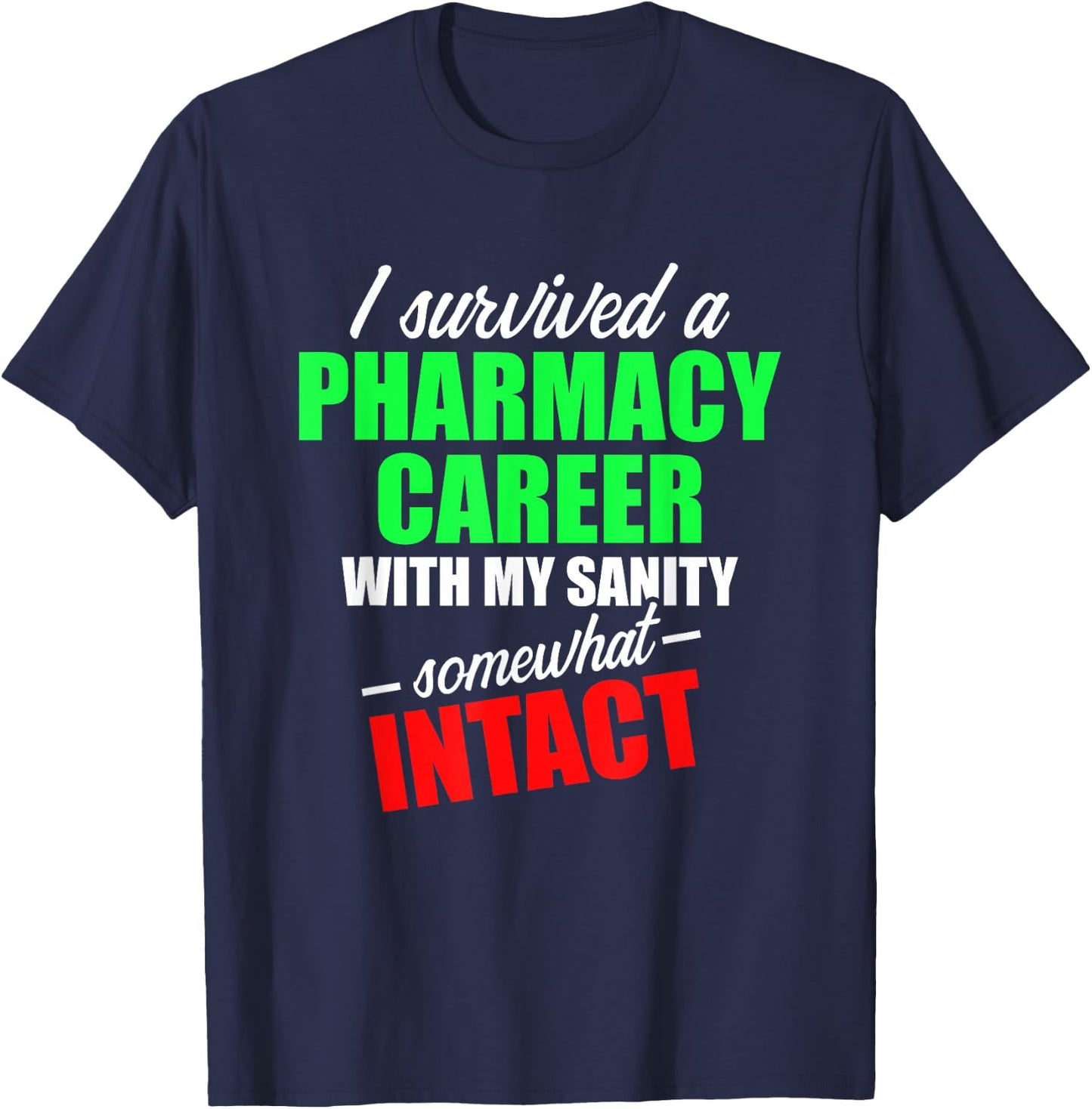 Retired Pharmacist Career Pharmacy Retirement T-Shirt - T-Shirt | Navy