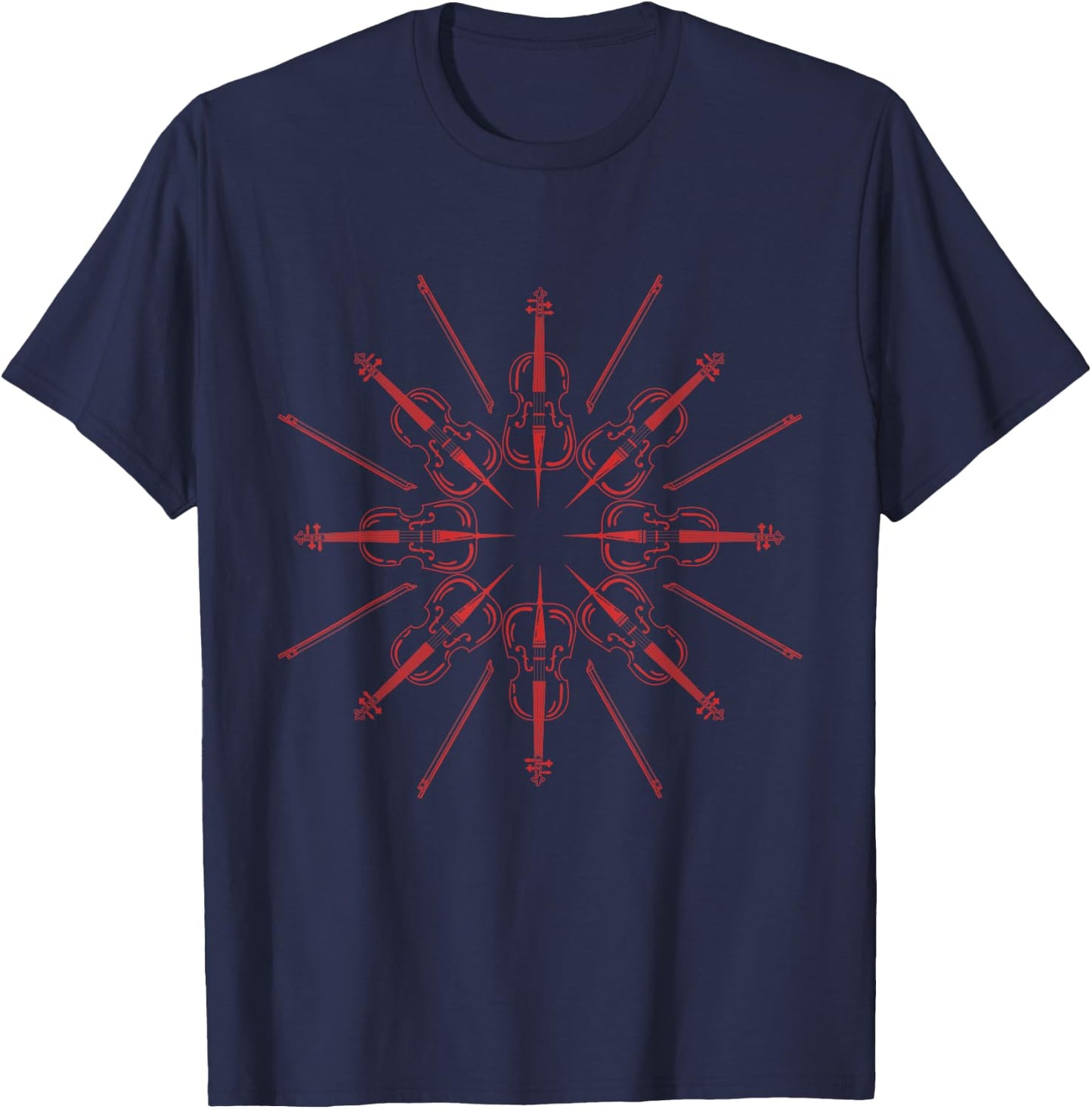 Classical Music Instrument Cello T-Shirt - T-Shirt | Navy