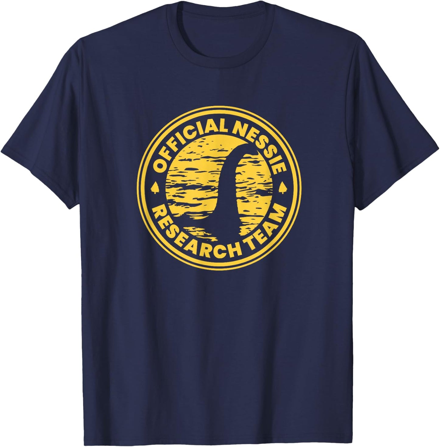 Nessie Research Children's Fun Loch Ness Monster Shirt T-Shirt - T-Shirt | Navy