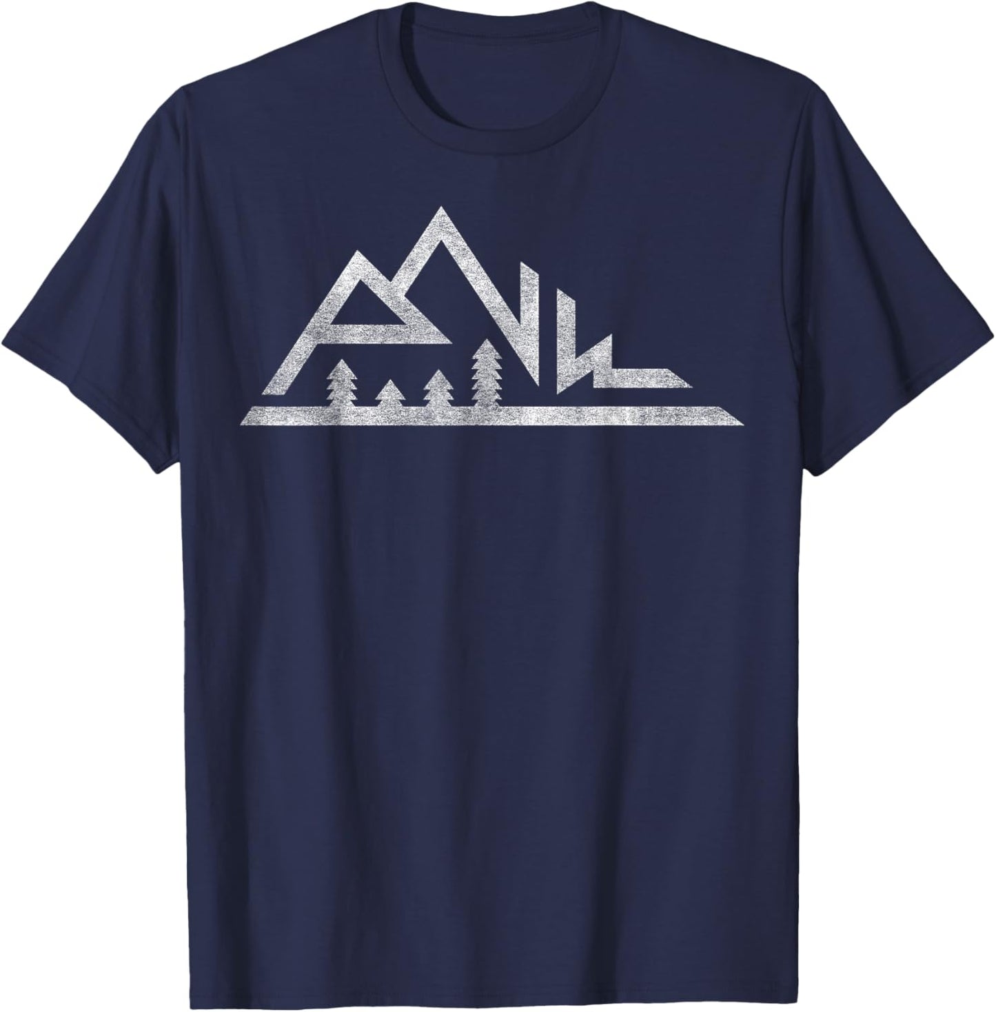 PNW Mountain Range – Cascadia Pacific Northwest T-Shirt - T-Shirt | Navy