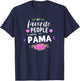 My Favorite People Call Me Pama Grandma T-Shirt - T-Shirt | Navy