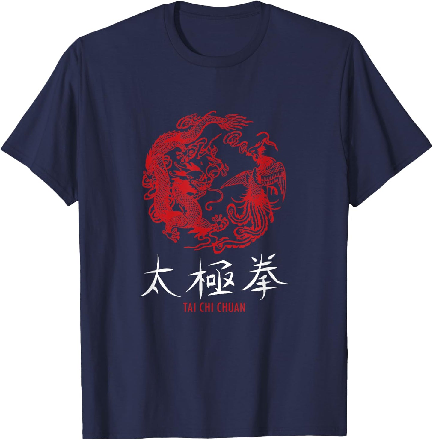 Taichi Master Tai Chi Chuan Chinese Meditation Martial Arts T-Shirt - T-Shirt | Navy