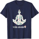 Yoga Grandma Meditation Pilates Lover Grandmother Gift T-Shirt - T-Shirt | Navy
